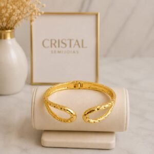 BRACELETE ESCULPIDO C/ DETALHES MARTELADO (cópia)