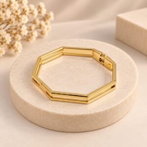 BRACELETE VERNIZ  ECTAGONAL