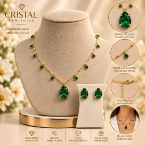 CONJUNTO PEDRAS GOTAS