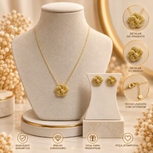 CONJUNTO FLOR ARAMADA