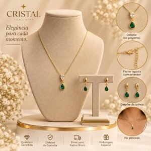 CONJUNTO PEDRA GOTA