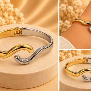 BRACELETE VERNIZ DUPLA COR