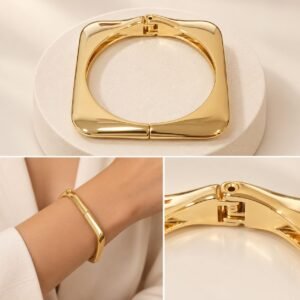 BRACELETE VERNIZ QUADRADO